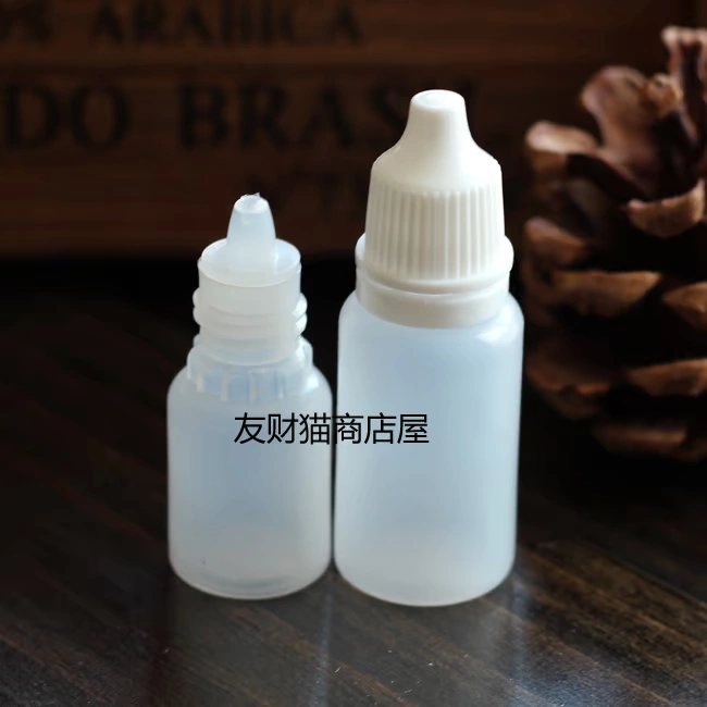 15ml du lịch cầm tay tự niêm phong nắp thả thuốc nhỏ mắt tinh dầu thả chai tiếp xúc giải pháp chăm sóc chai pha chế chai - Phụ kiện chăm sóc mắt